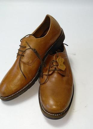 Кожаные мужские туфли 39р george