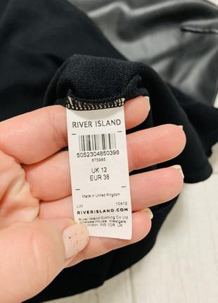 Женское стильное базовое платье по фигуре мини-длина от river island5 фото