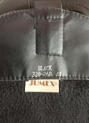 Черные сапоги кожзам  jumex раз.40-41 (26.5 см)7 фото
