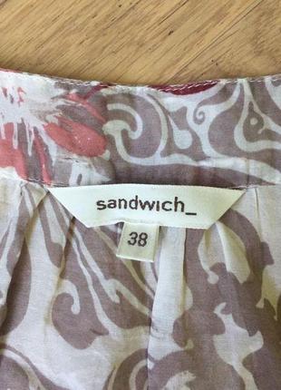 Туника платье sandwich  хлопок + шелк для дома , для рукоделия , переделки4 фото