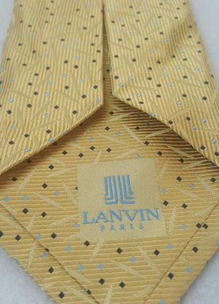 Французский шелковый галстук lanvin5 фото