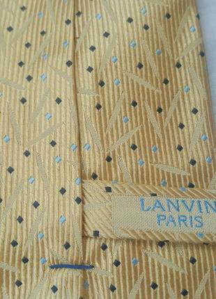 Французский шелковый галстук lanvin6 фото