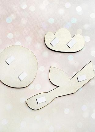 Детские часы настенные с маятником :: сова (34х22 см)