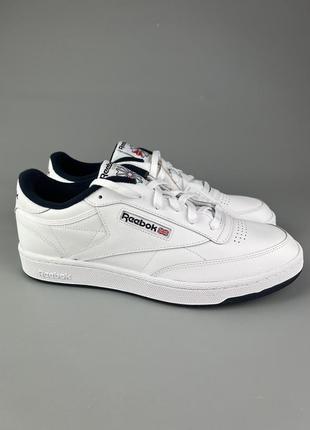 Фірмові шкіряні кросівки reebok club c 85