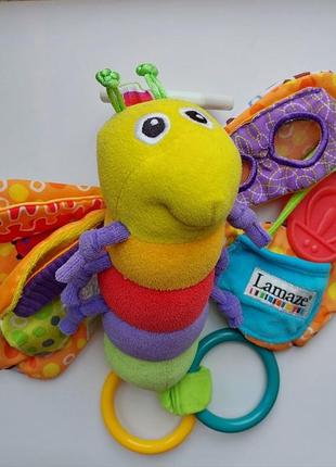 Мягкая игрушка-подвеска lamaze бабочка фредди для малышей