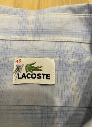 Акция 🎁 стильная рубашка lacoste в клетку ralph lauren zara3 фото