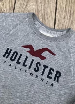 Светр hollister реглан кофта новий свитер лонгслив стильный  худи пуловер актуальный джемпер тренд2 фото