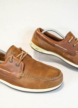 Clarks orson harbour brown мокасины оригинал! размер 46 30 см