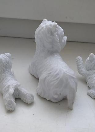 Фигурка питомец кукол барби собака мама терьер с малышами3 фото