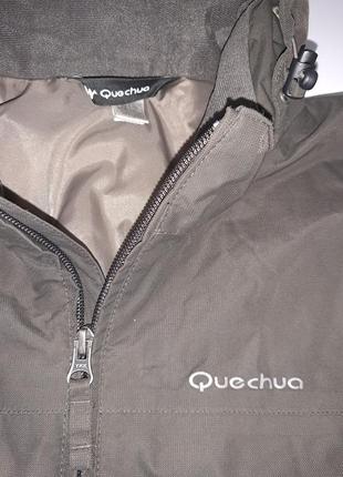 Чоловіча демісезонна трекінгова куртка quechua decathlon хакі 2xl8 фото