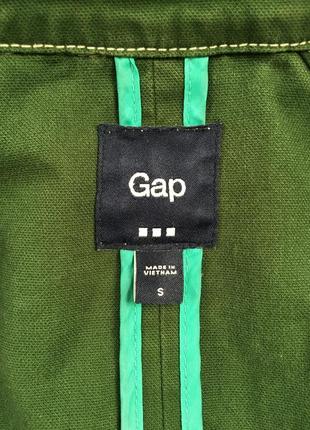 Брендовый стильный зелёный плащ gap оригинал6 фото