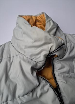 Мужская винтажная двухсторонняя зимняя куртка пуховик helly hansen5 фото