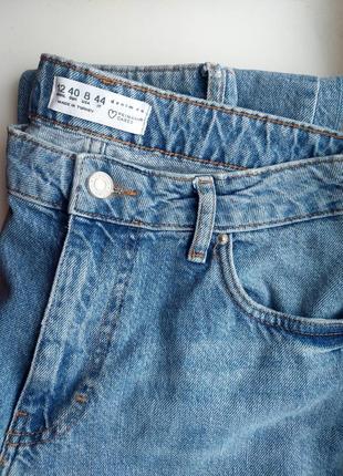 Джинсы клеш светло синие с разрезамы denim co4 фото