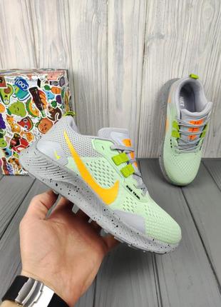 Кросівки nike pegasus trail green gray