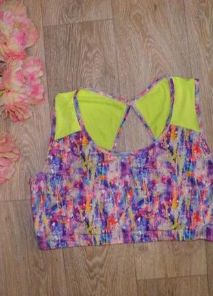 Обнова!!!спортивний бра бюсгалтер топ для фітнесу рарауа от fiore matalan