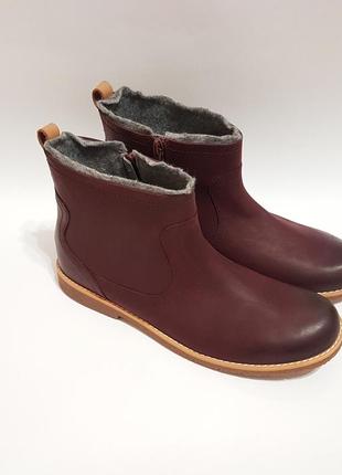 Шкіряні черевики clarks tildy moe inf burgundy