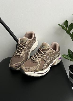 Мужские замшевые кроссовки asics 59 2160 'dark taupe purple'5 фото