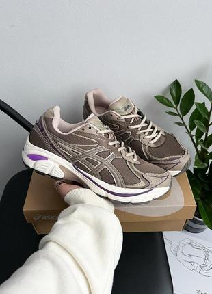 Мужские замшевые кроссовки asics 59 2160 'dark taupe purple'2 фото