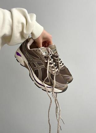 Мужские замшевые кроссовки asics 59 2160 'dark taupe purple'3 фото