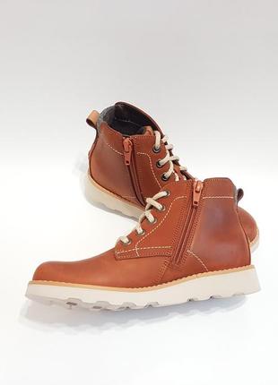 Шкіряні черевики clarks dexy top inf brown2 фото