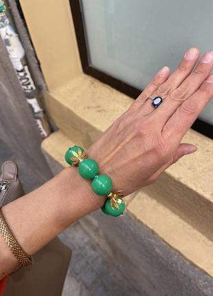 Невероятный набор из ожерелья, серьг, браслет винтаж6 фото