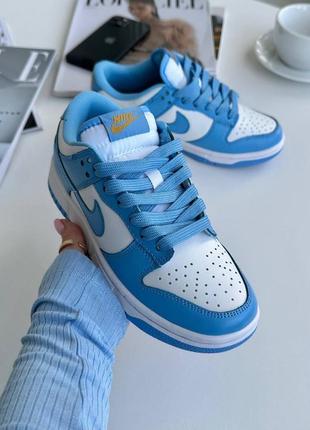 Nike dunk low blue1 фото