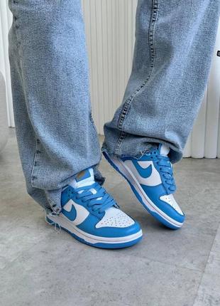 Nike dunk low blue10 фото