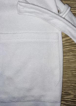 Махровый, полосатый банный халат на запах 40/445 фото