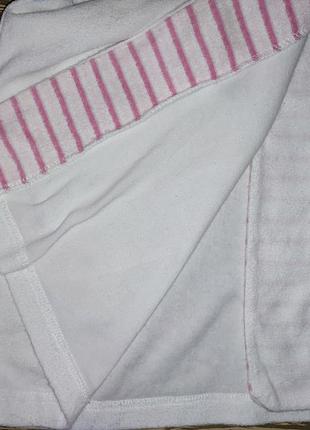 Махровый, полосатый банный халат на запах 40/447 фото