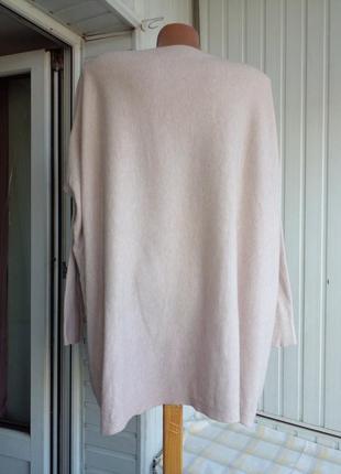 Шерстяной мягкий свитер джемпер оверсайз большого размера батал5 фото