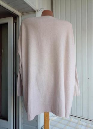 Шерстяной мягкий свитер джемпер оверсайз большого размера батал3 фото