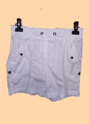 Белоснежные хлопковые шорты george 46-48 размер
