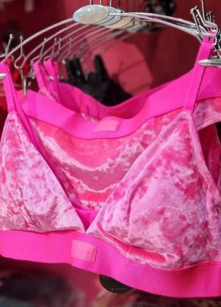 Бархатний комплект білизни victoria's secret вікторія сікрет оригінал1 фото