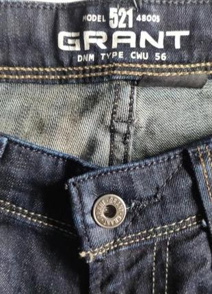 Джинсы grant 521 classic jeans 34/34 синие слим7 фото