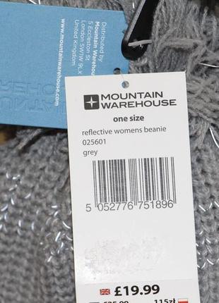 Новая рефлективная трекинговая шапка mountain warehouse6 фото