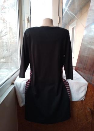 Брендове віскозне трикотажне плаття міді8 фото