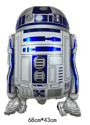 Большой фольгированный шар r2d2 звездные войны