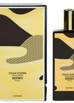 Оригинальный memo italian leather 75 ml (примечание итальянская кожа ) парфюмированная вода
