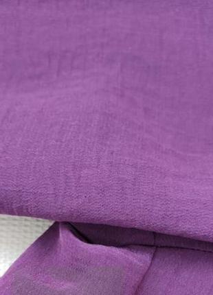 Кюлоты фиолетовые завышенная талия брюки широкие george 145 фото