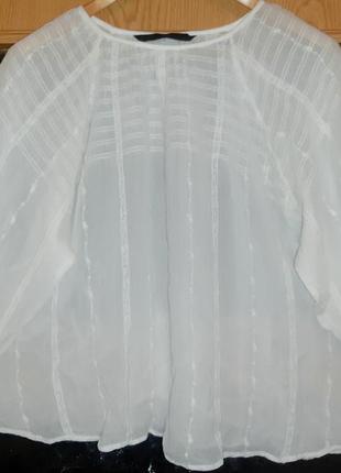 Роскішна біла блуза у стилі бохо1 фото