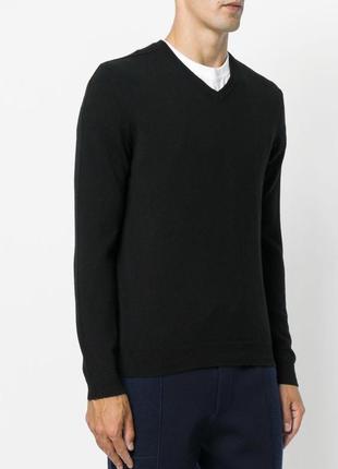 Пуловер шерстяной мужской с v образным вырезом all saints размер м