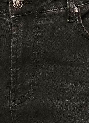 Черные джинсы mom, размер м-l6 фото
