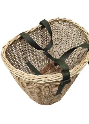 Рюкзак с 2 плетеными корзинами для грибника "acropolis" рнг-8