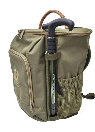 Рюкзак с 2 плетеными корзинами для грибника "acropolis" рнг-8