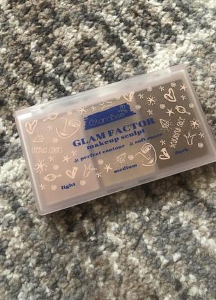 Палетка для контурингу обличчя glambee,90 грн або в подарунок до замовлення від 100 грн