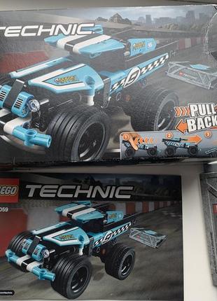 Оригинальный лего техник 42059 трюковый грузовик lego technic