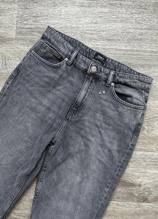 Стильні сірі джинси щільні emily denim only 305 фото