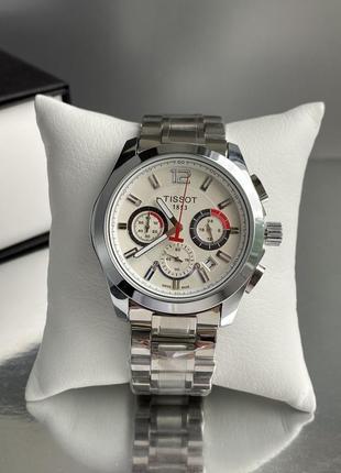 Tissot, мужские наручные часы, кварцевый хронограф1 фото