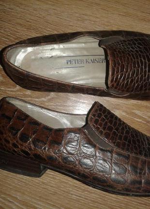 Туфли рептилии кожа peter kaiser1 фото