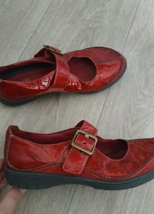 Туфли clarks р.38 кожа9 фото